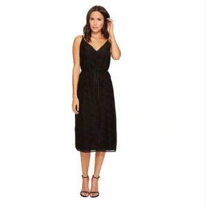 BB Dakota Alayna Velvet Black Slip Dress